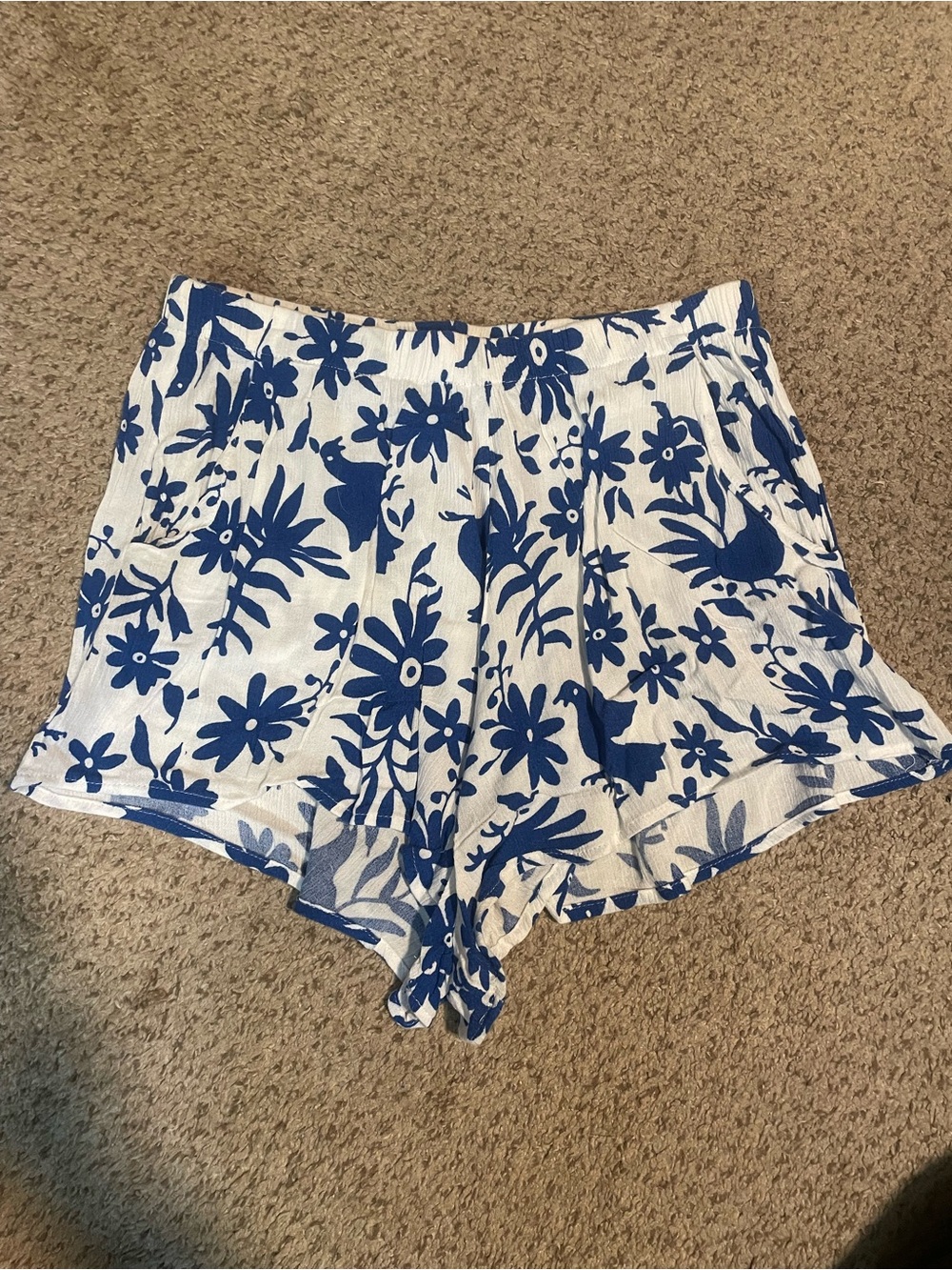 Show Me Your MuMu Cabana Short ~ Senorita Bluebird Cloud Small